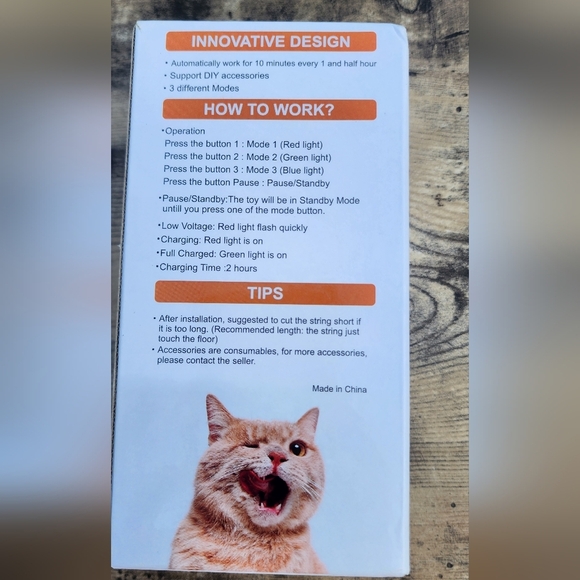 Smart Cat Toy in White - Picture 3 of 4